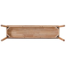 3 Seater Danish Rubberwood Dining Bench